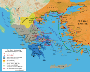 Map: Bibi Saint-Pol. "Map Greco-Persian Wars." Map. Wikipedia. Captain Blood, 27 Feb. 2007. Web. 11 Feb. 2014.