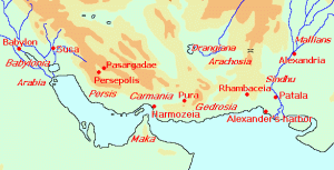 "Nearchus Map" . (Year image was created). Title of work [Marp], Retrieved March 10, 2014 from: http://www.livius.org/a/1/maps/nearchus_map.gif