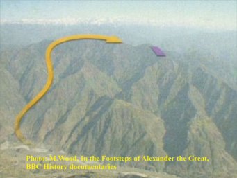 Alexander's Path to seige Aornos